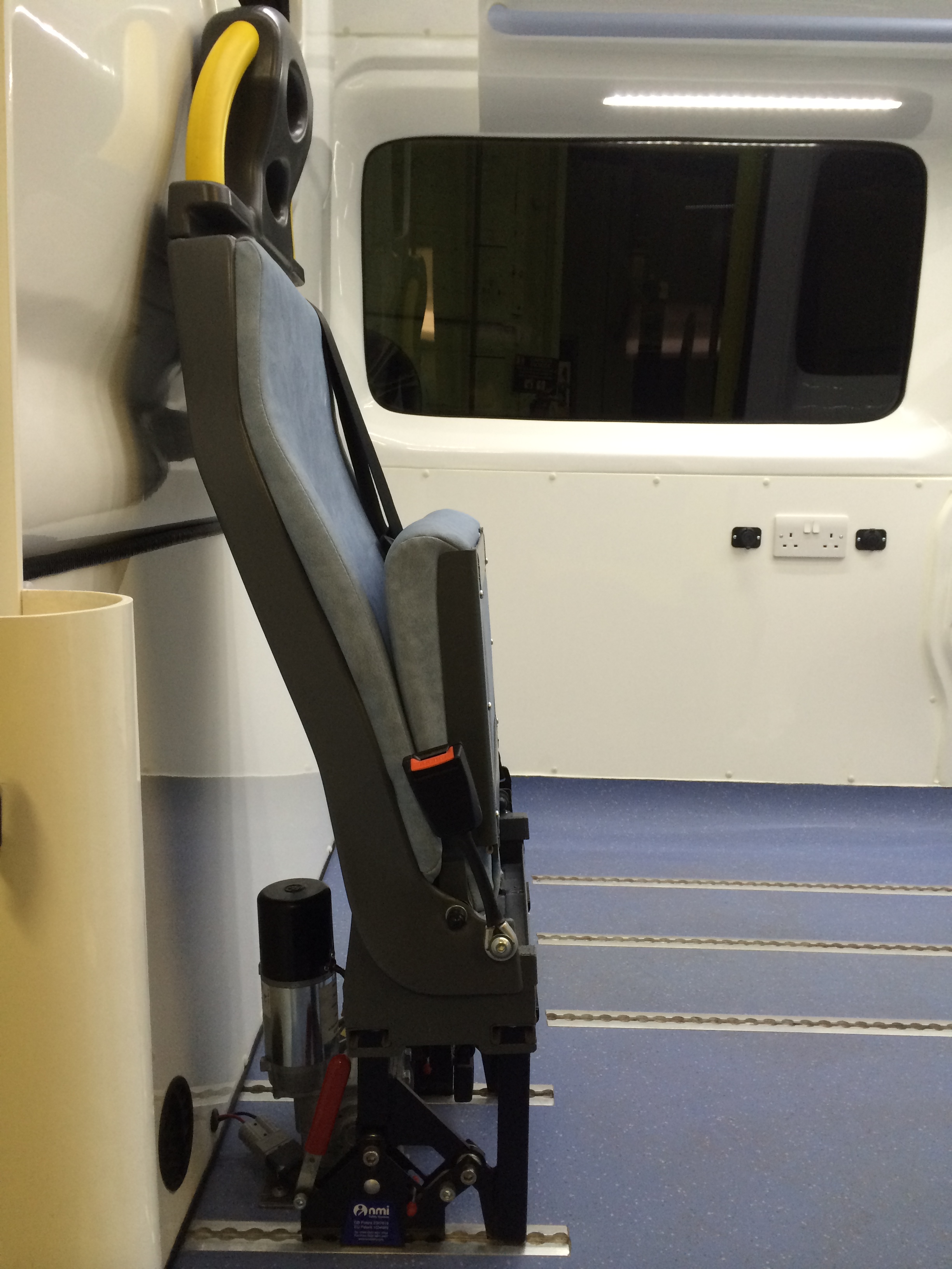Rear Attendant s Seat Floor Track NMI Safety Systems rear-attendant-s-seat-floor-track-nmi-safety-systems