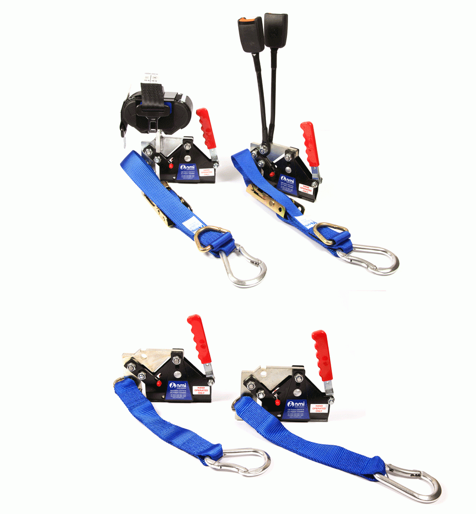 Wheelchair Tie Down & Belts Bus & Coach NMI Safety Systems