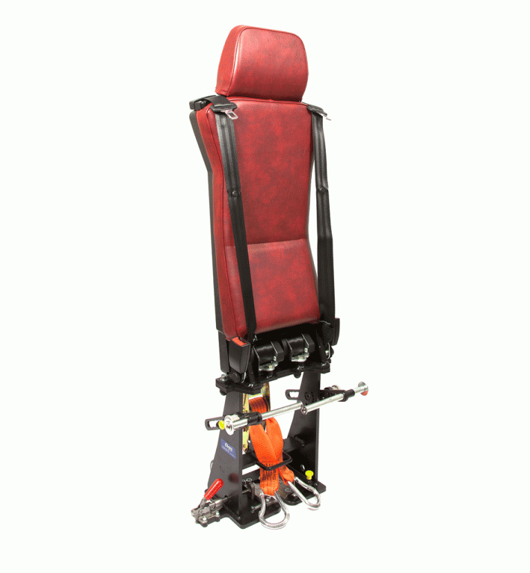 Seat Back with Ratchet Floor Pocket NMI Safety Systems