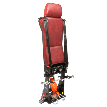 Seat Back with Ratchet Floor Pocket