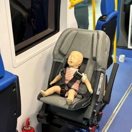 Child Combination Seat Tip & Swivel - Approved to ECE R 129.03